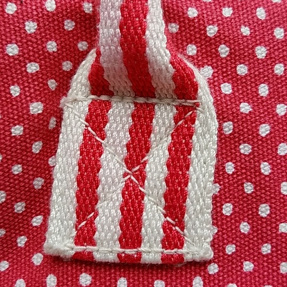 GONE American Eagle Outfitters Pink Polka Dot Tote - Picture 3 of 8